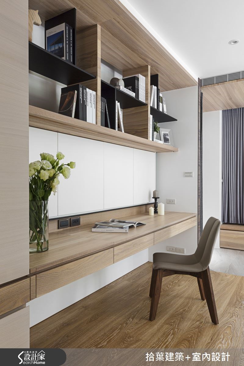 60坪老屋(16~30年)＿現代風書房案例圖片＿拾葉建築+室內設計＿拾葉_01之10