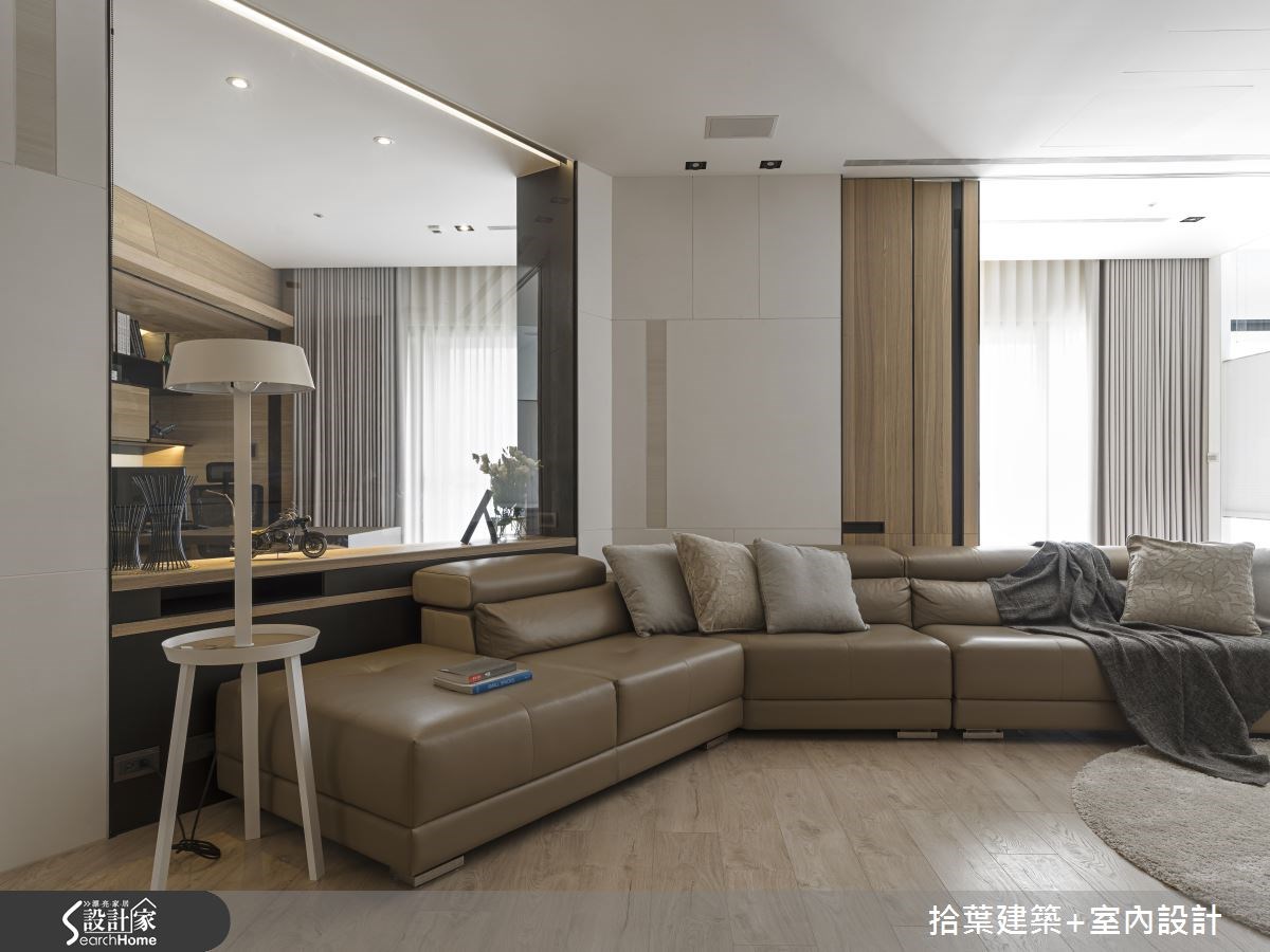 89坪新成屋(5年以下)＿現代風客廳案例圖片＿拾葉建築+室內設計＿拾葉_03之5