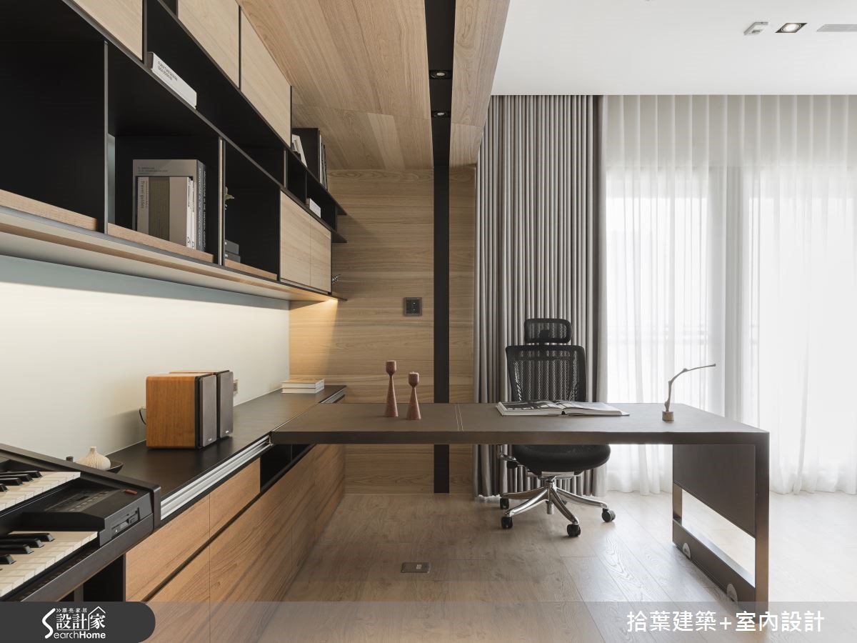 89坪新成屋(5年以下)＿現代風書房案例圖片＿拾葉建築+室內設計＿拾葉_03之6