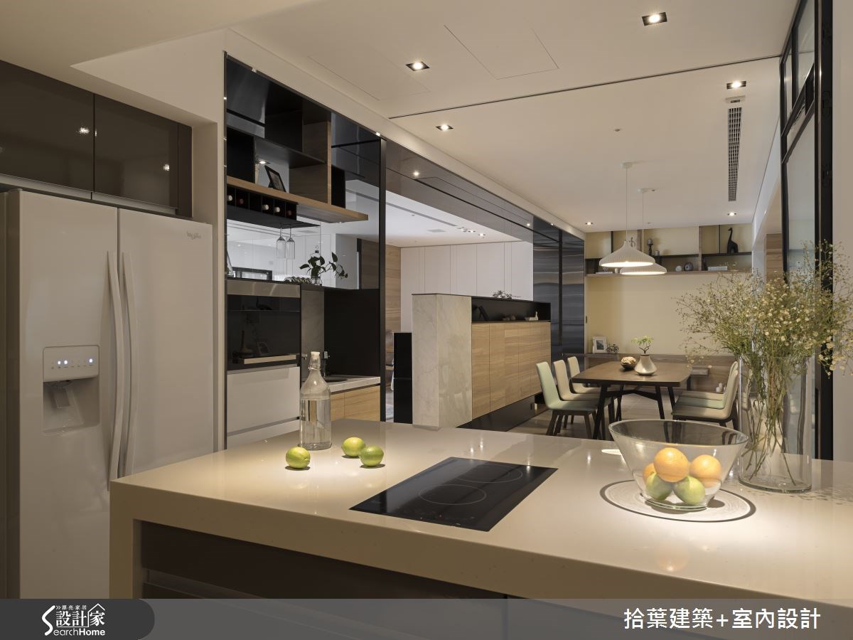 89坪新成屋(5年以下)＿現代風餐廳吧檯案例圖片＿拾葉建築+室內設計＿拾葉_03之9