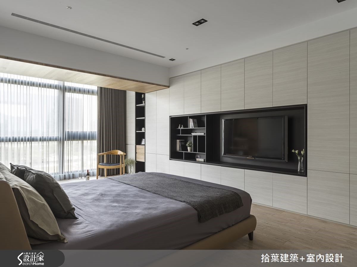 89坪新成屋(5年以下)＿現代風臥室案例圖片＿拾葉建築+室內設計＿拾葉_03之11