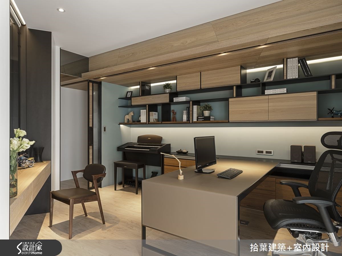 89坪新成屋(5年以下)＿現代風書房案例圖片＿拾葉建築+室內設計＿拾葉_03之7