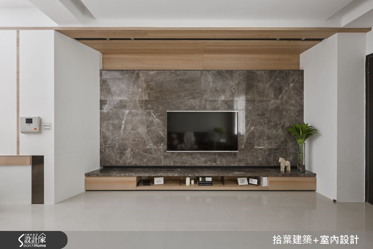 40坪新成屋(5年以下)＿現代風客廳案例圖片＿拾葉建築+室內設計＿拾葉_07之2