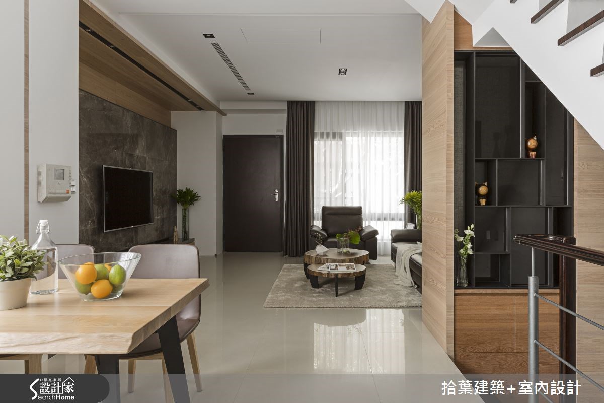 40坪新成屋(5年以下)＿現代風客廳餐廳案例圖片＿拾葉建築+室內設計＿拾葉_07之15