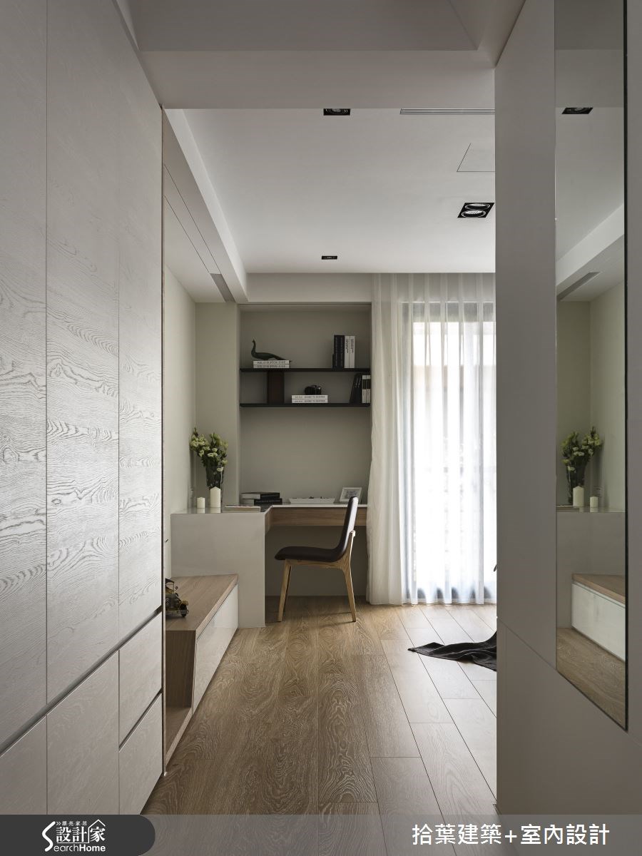 40坪新成屋(5年以下)＿現代風臥室走廊案例圖片＿拾葉建築+室內設計＿拾葉_07之16