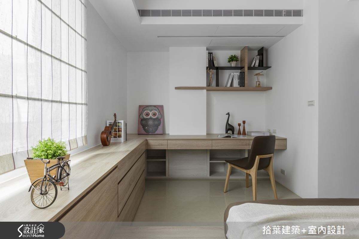 40坪新成屋(5年以下)＿現代風臥室案例圖片＿拾葉建築+室內設計＿拾葉_07之24
