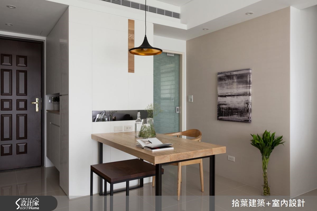 25坪新成屋(5年以下)＿現代風玄關餐廳案例圖片＿拾葉建築+室內設計＿拾葉_09之1