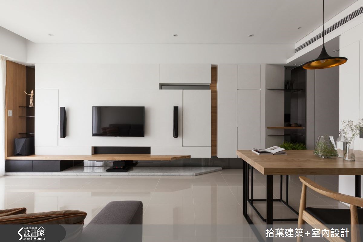 25坪新成屋(5年以下)＿現代風客廳案例圖片＿拾葉建築+室內設計＿拾葉_09之3