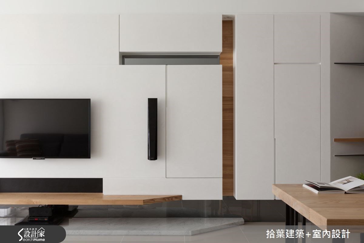 25坪新成屋(5年以下)＿現代風客廳案例圖片＿拾葉建築+室內設計＿拾葉_09之4