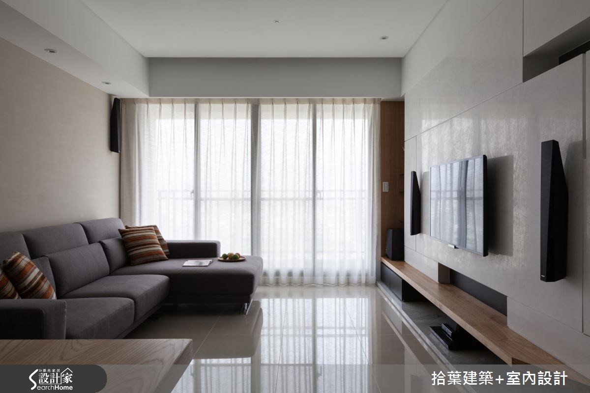 25坪新成屋(5年以下)＿現代風客廳案例圖片＿拾葉建築+室內設計＿拾葉_09之7