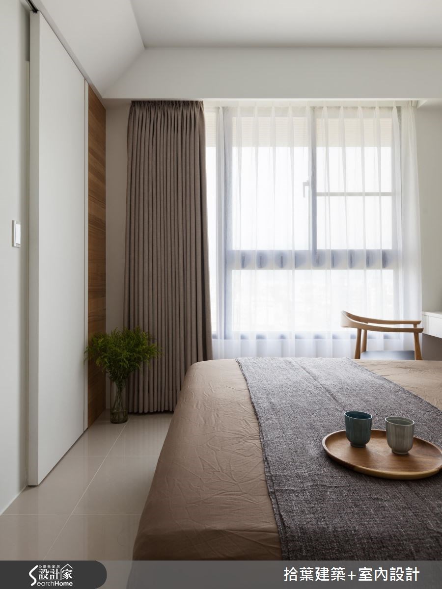 25坪新成屋(5年以下)＿現代風客廳臥室案例圖片＿拾葉建築+室內設計＿拾葉_09之8