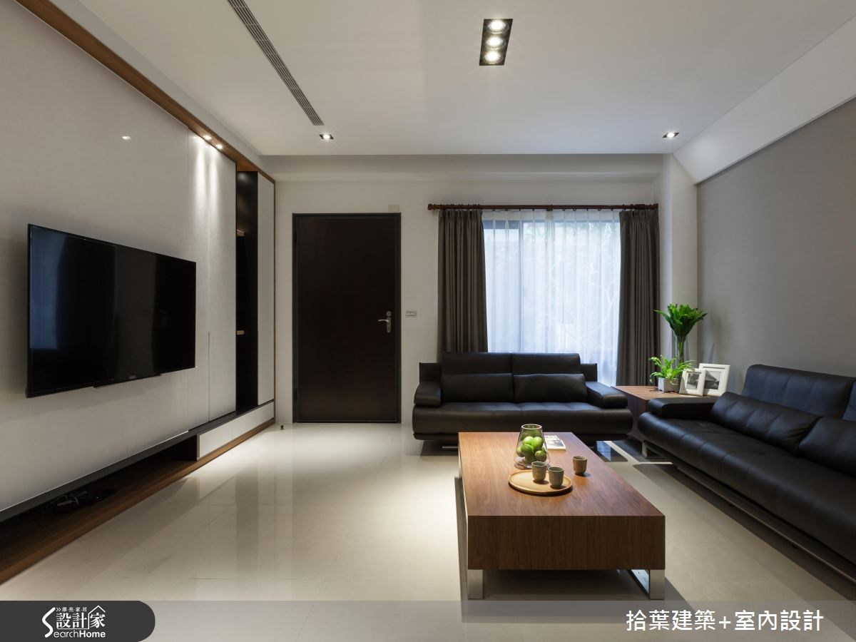 55坪中古屋(5~15年)＿現代風玄關客廳案例圖片＿拾葉建築+室內設計＿拾葉_10之1