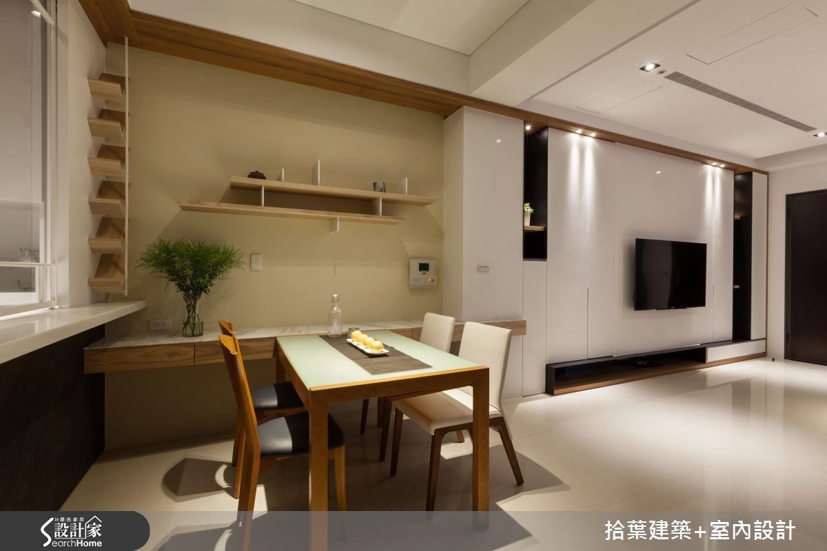 55坪中古屋(5~15年)＿現代風玄關餐廳案例圖片＿拾葉建築+室內設計＿拾葉_10之8