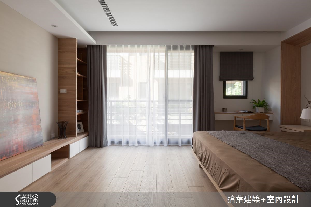 55坪中古屋(5~15年)＿現代風臥室案例圖片＿拾葉建築+室內設計＿拾葉_10之13