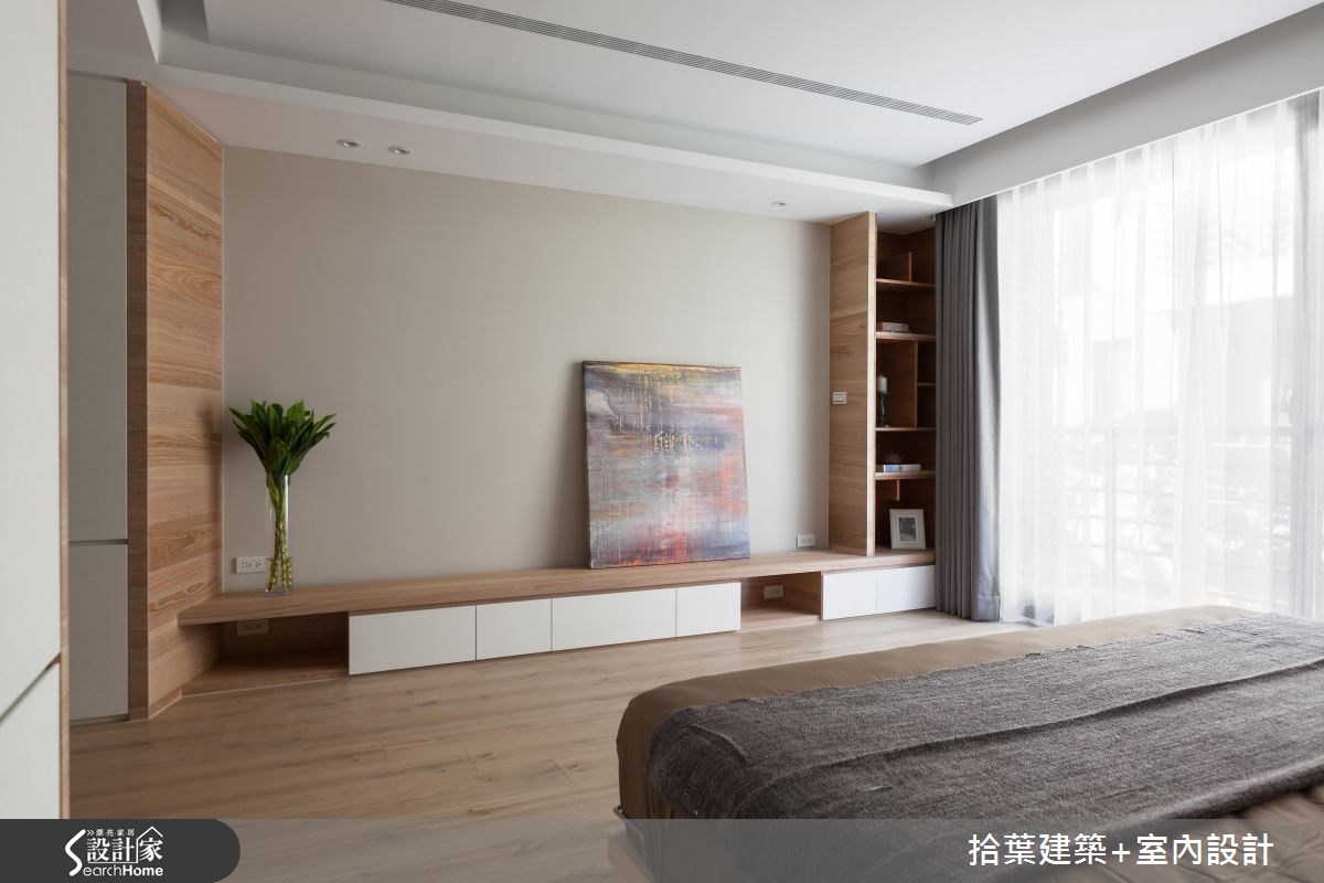 55坪中古屋(5~15年)＿現代風臥室案例圖片＿拾葉建築+室內設計＿拾葉_10之14