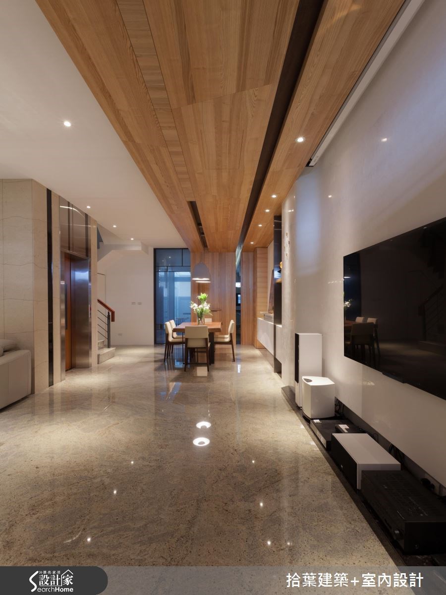 100坪新成屋(5年以下)＿現代風客廳餐廳案例圖片＿拾葉建築+室內設計＿拾葉_11之5