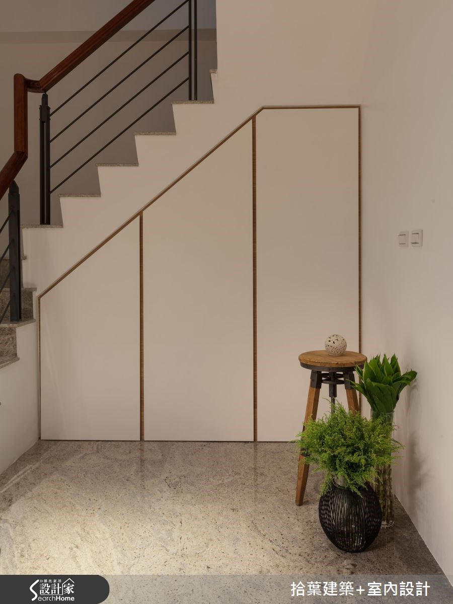 100坪新成屋(5年以下)＿現代風樓梯案例圖片＿拾葉建築+室內設計＿拾葉_11之9