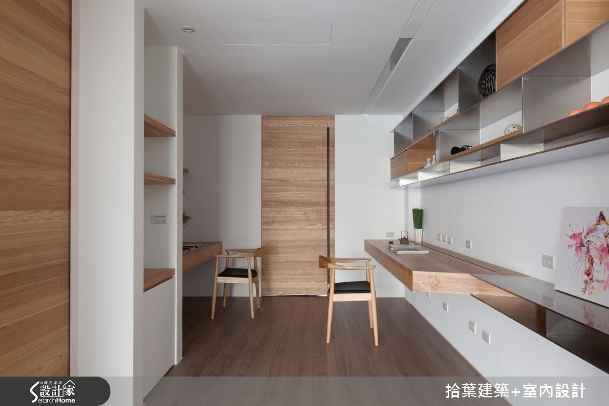 100坪新成屋(5年以下)＿現代風書房案例圖片＿拾葉建築+室內設計＿拾葉_11之16