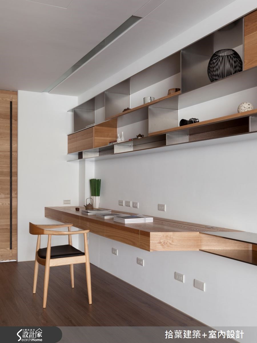 100坪新成屋(5年以下)＿現代風書房案例圖片＿拾葉建築+室內設計＿拾葉_11之17