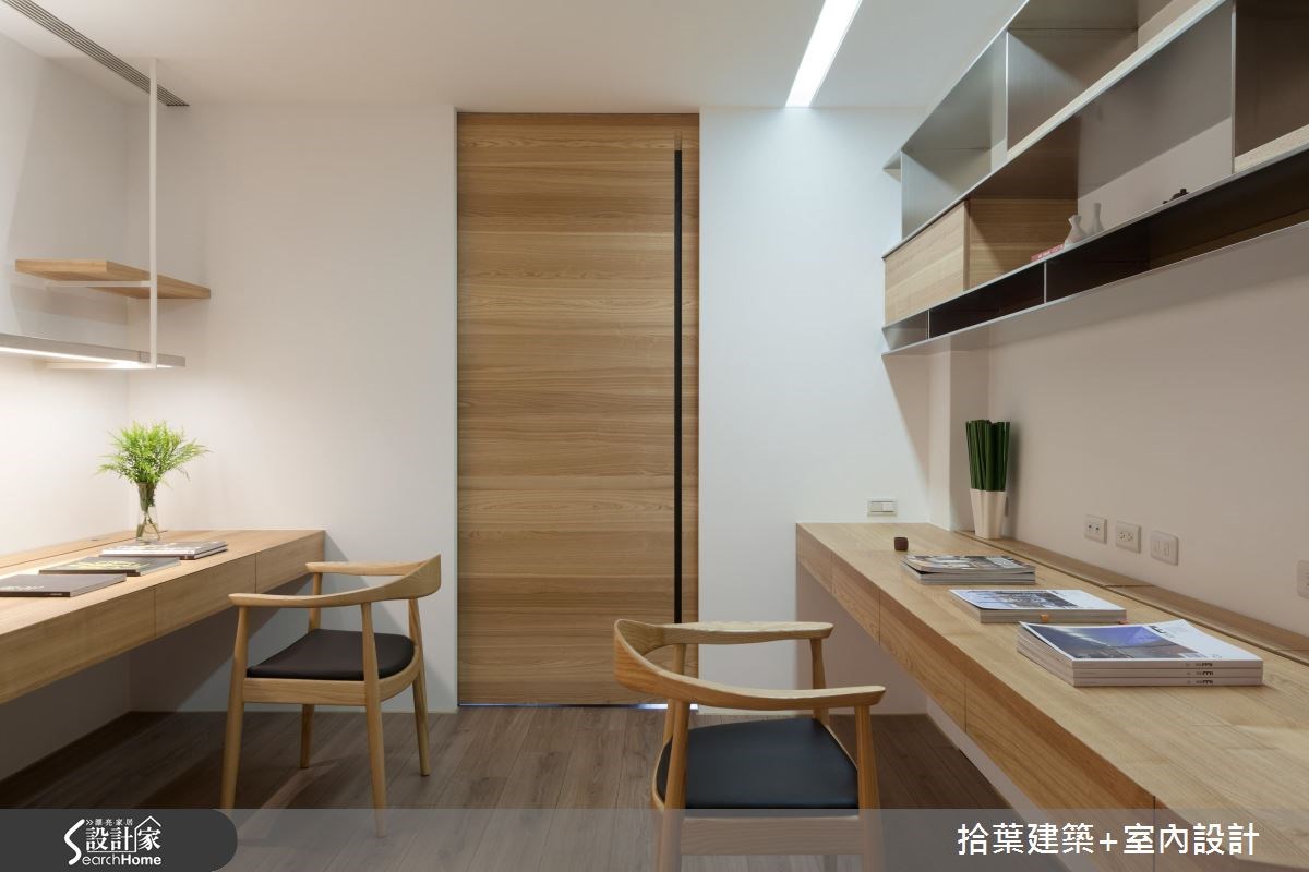 100坪新成屋(5年以下)＿現代風書房案例圖片＿拾葉建築+室內設計＿拾葉_11之21