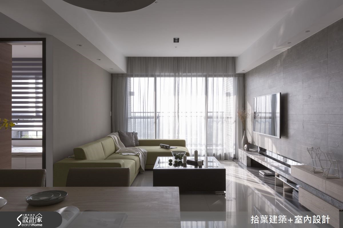 25坪新成屋(5年以下)＿現代風客廳案例圖片＿拾葉建築+室內設計＿拾葉_12之4