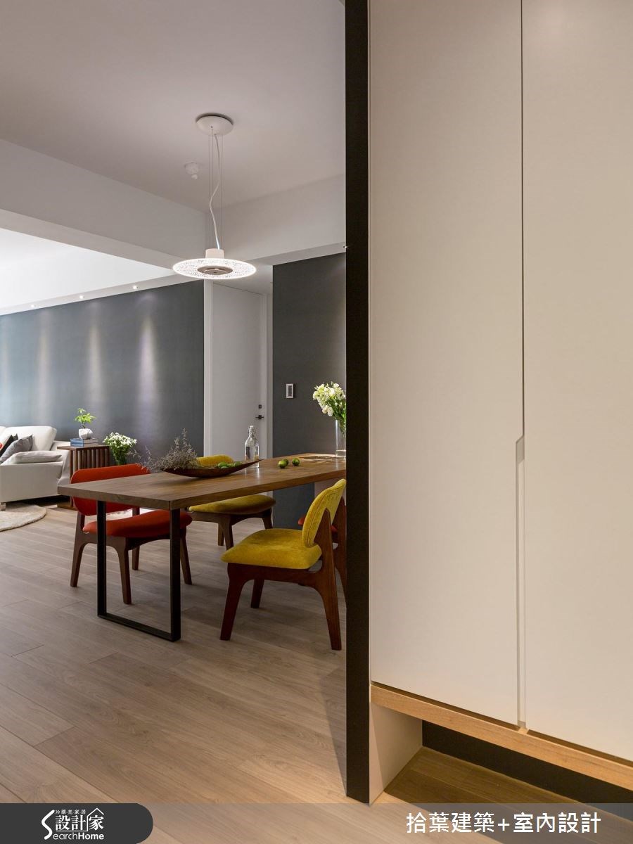 35坪新成屋(5年以下)＿現代風餐廳走廊案例圖片＿拾葉建築+室內設計＿拾葉_17之2