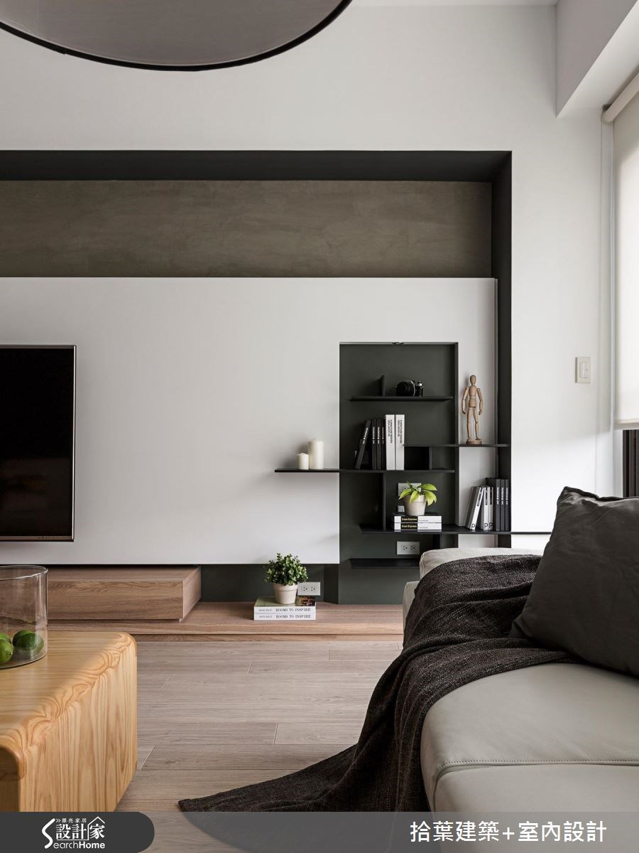 35坪新成屋(5年以下)＿現代風客廳案例圖片＿拾葉建築+室內設計＿拾葉_17之6