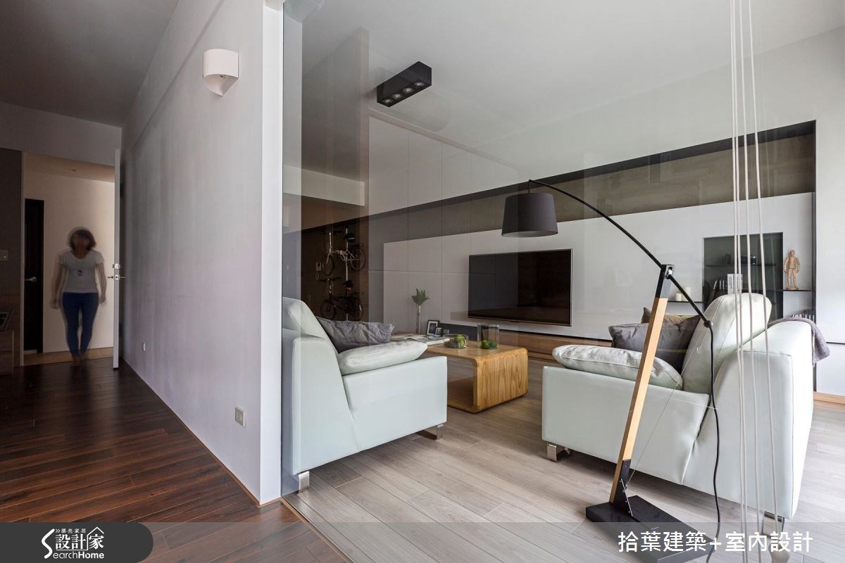 35坪新成屋(5年以下)＿現代風客廳走廊案例圖片＿拾葉建築+室內設計＿拾葉_17之9