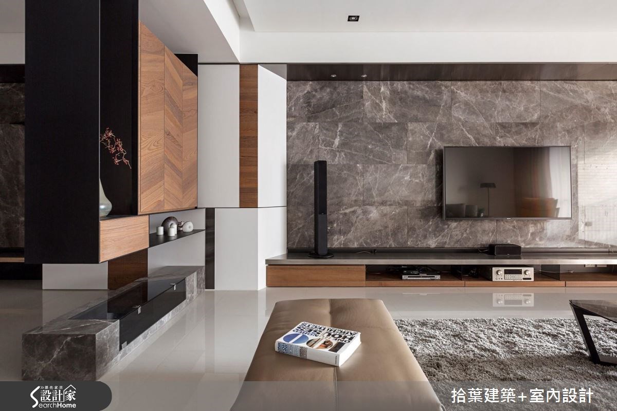 58坪新成屋(5年以下)＿現代風客廳案例圖片＿拾葉建築+室內設計＿拾葉_19之3
