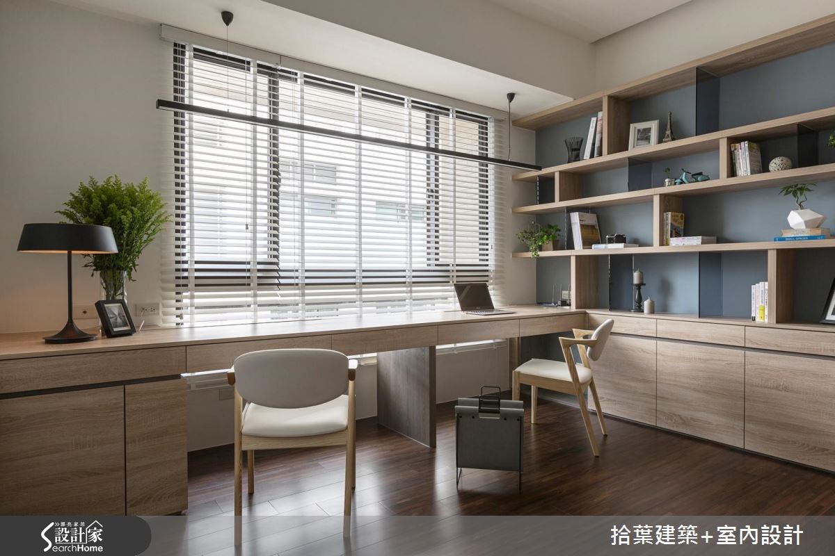 58坪新成屋(5年以下)＿現代風書房案例圖片＿拾葉建築+室內設計＿拾葉_19之8