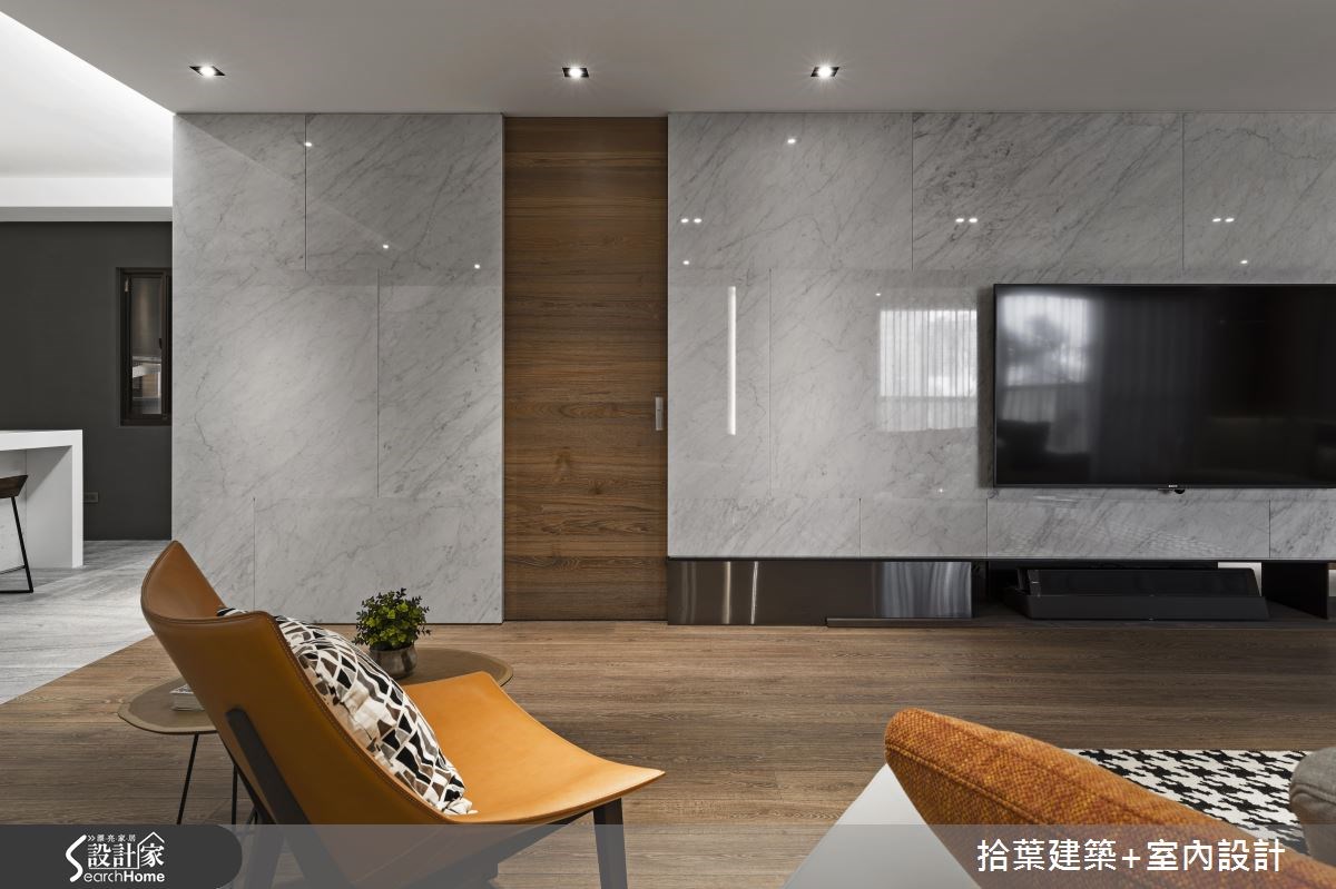 60坪新成屋(5年以下)＿現代風客廳案例圖片＿拾葉建築+室內設計＿拾葉_20之7