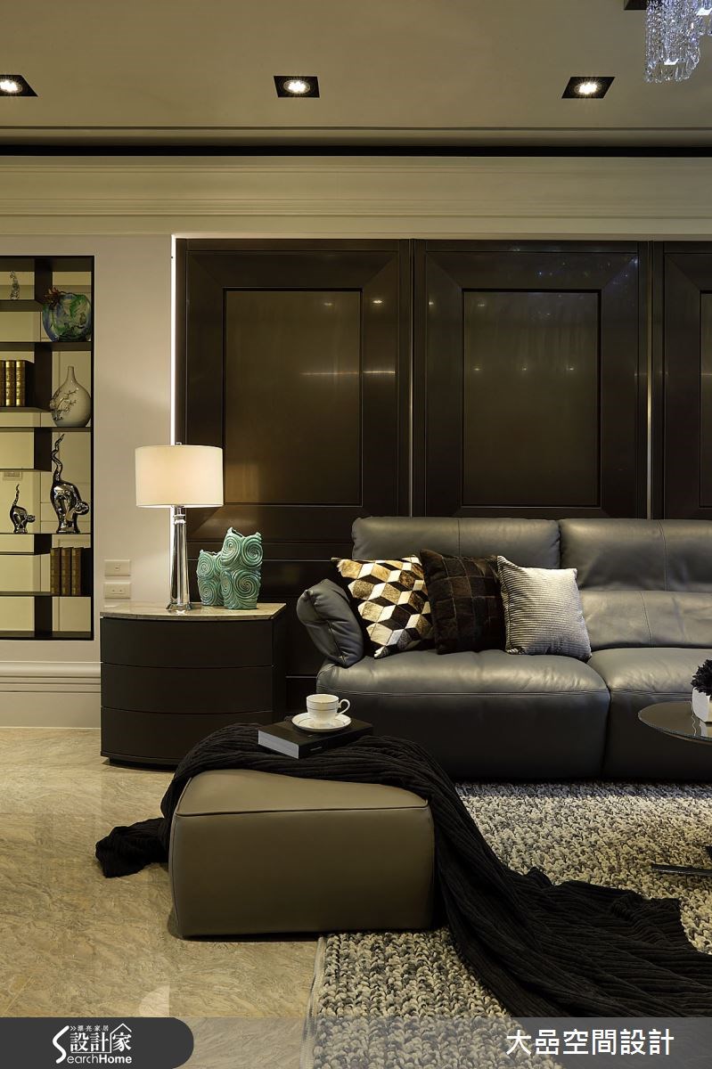 31坪中古屋(5~15年)＿奢華風客廳案例圖片＿大嵒空間設計＿大嵒_01之1