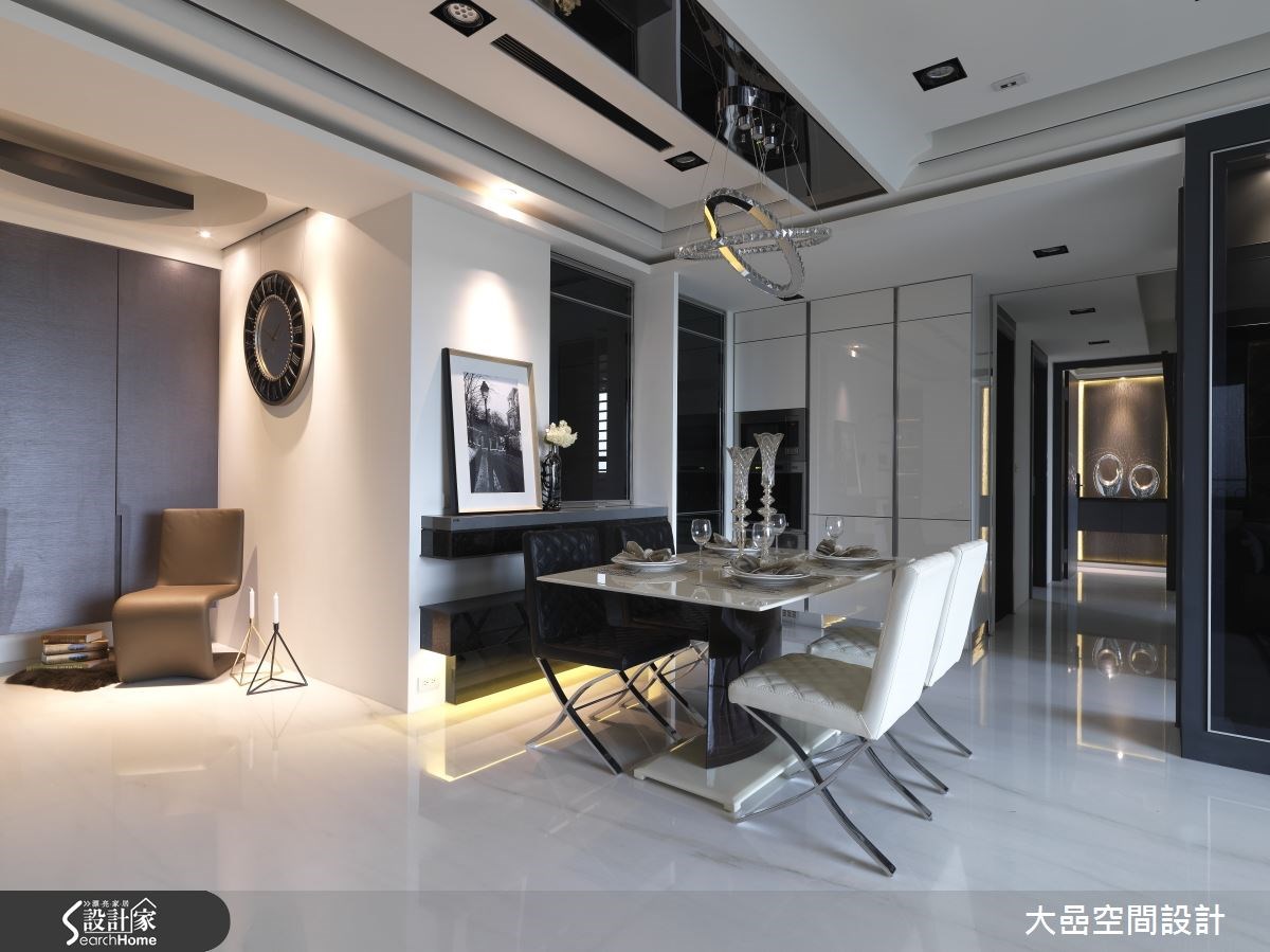 36坪中古屋(5~15年)＿奢華風餐廳走廊案例圖片＿大嵒空間設計＿大嵒_02之5