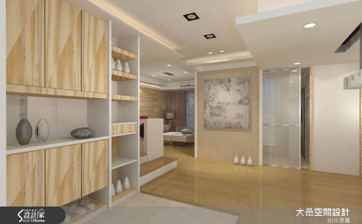 30坪新成屋(5年以下)＿北歐風玄關案例圖片＿大嵒空間設計＿大嵒_04之5