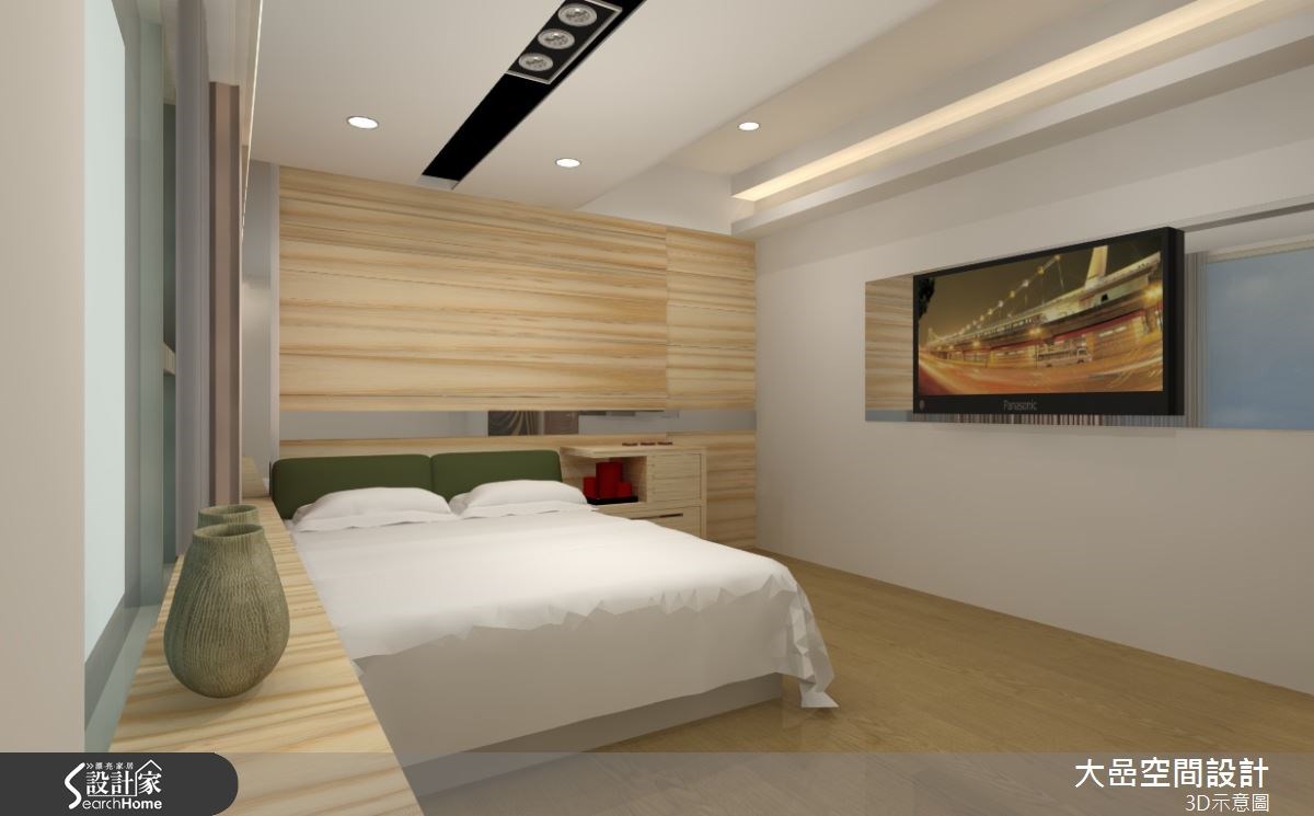 30坪新成屋(5年以下)＿北歐風臥室案例圖片＿大嵒空間設計＿大嵒_04之14