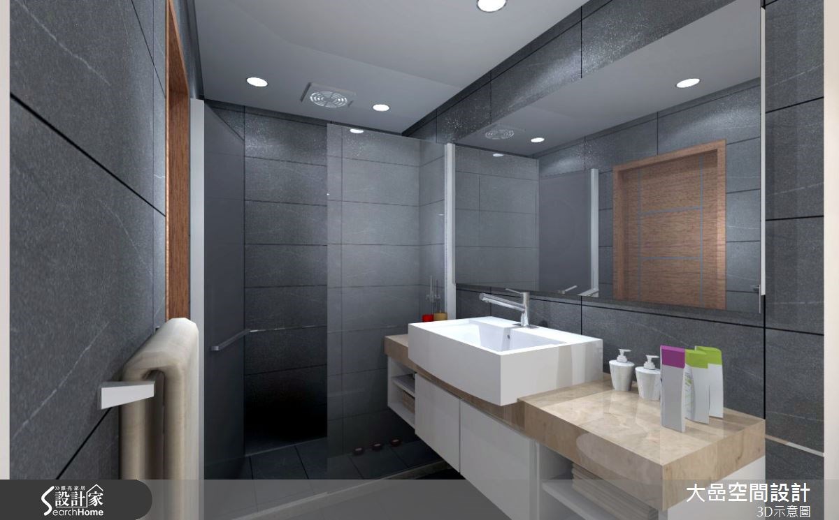 30坪新成屋(5年以下)＿北歐風浴室案例圖片＿大嵒空間設計＿大嵒_04之17