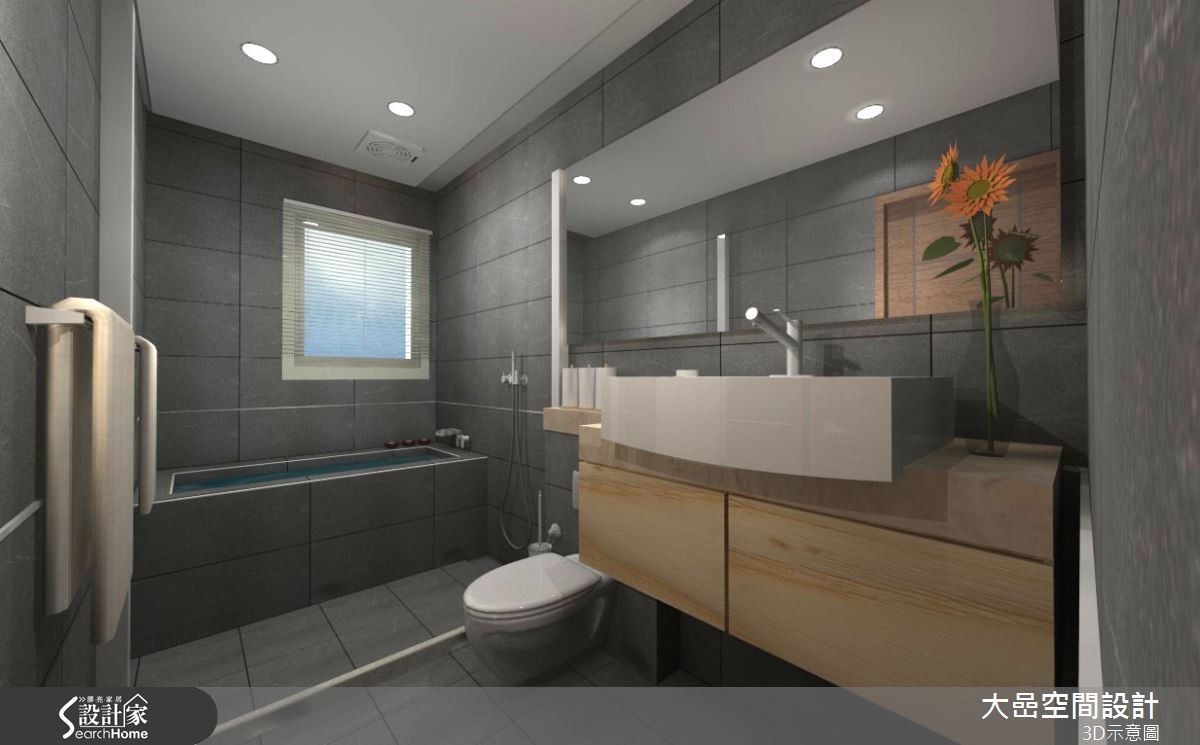 30坪新成屋(5年以下)＿北歐風浴室案例圖片＿大嵒空間設計＿大嵒_04之20