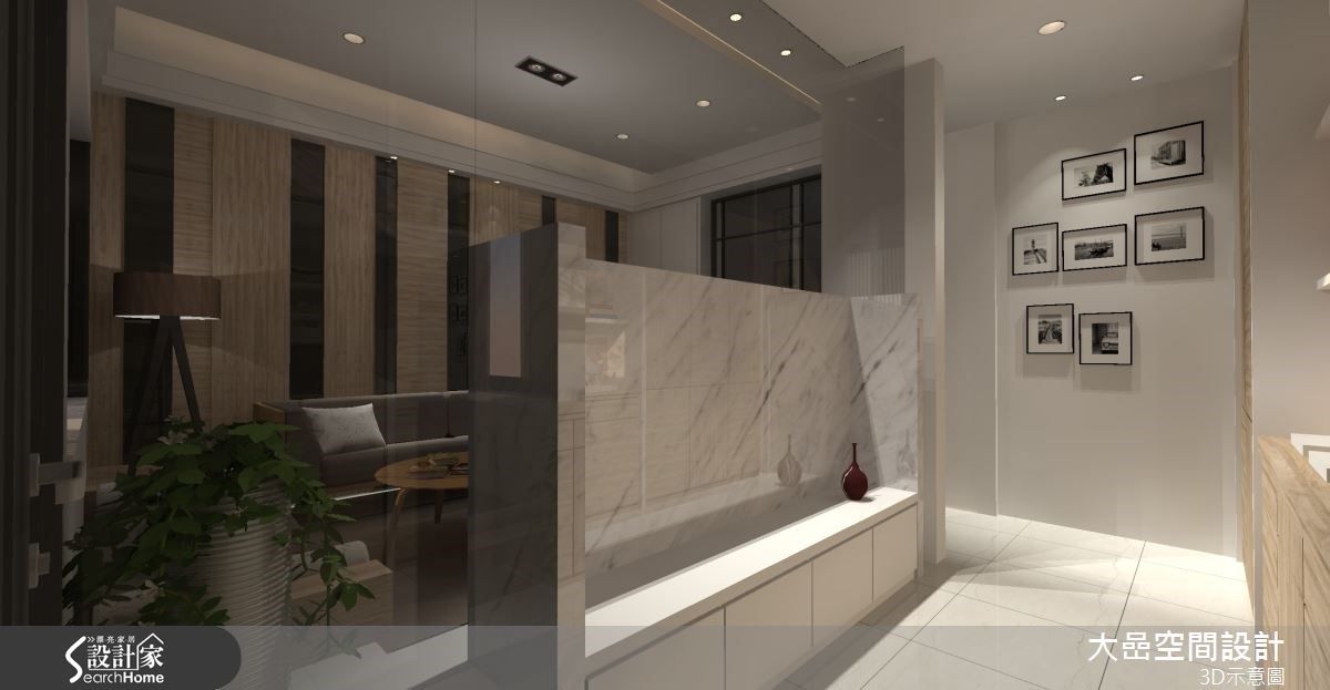 26坪新成屋(5年以下)＿簡約風走廊案例圖片＿大嵒空間設計＿大嵒_05之2