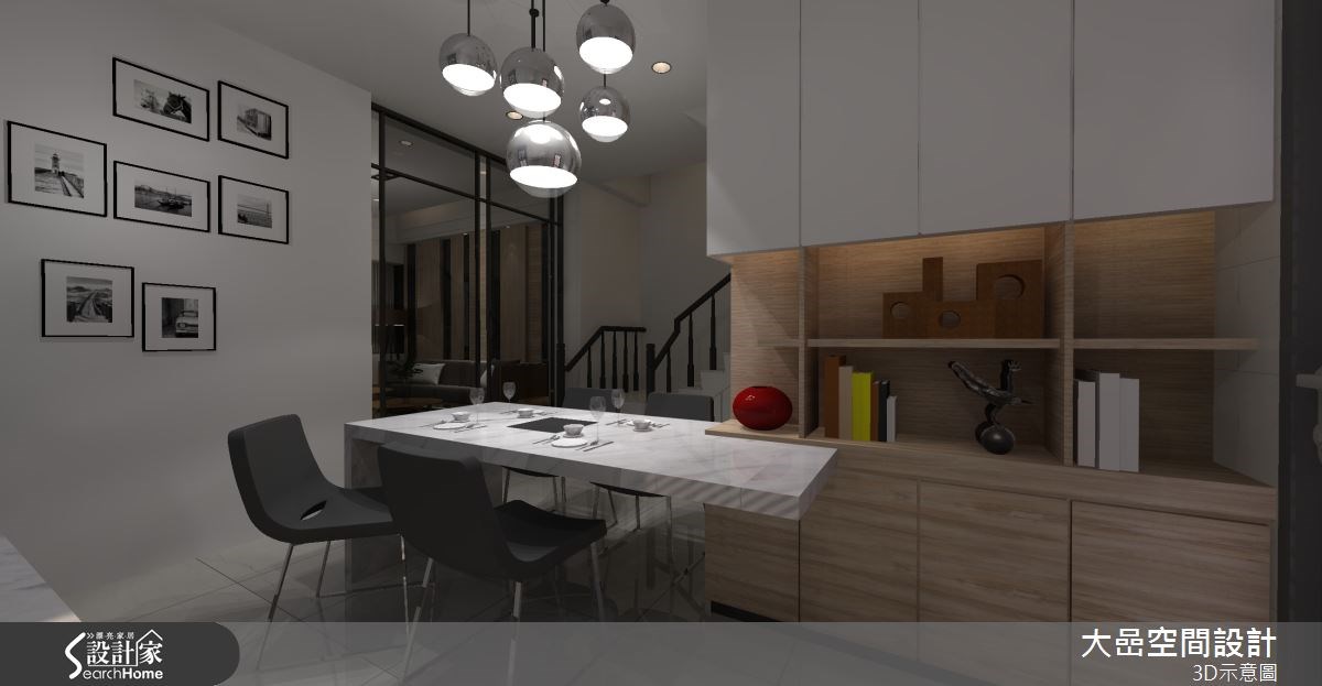 26坪新成屋(5年以下)＿簡約風餐廳案例圖片＿大嵒空間設計＿大嵒_05之9