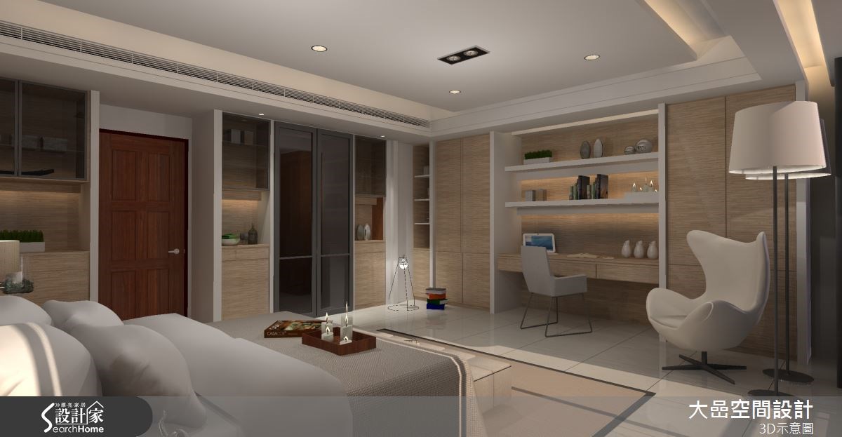 26坪新成屋(5年以下)＿簡約風臥室案例圖片＿大嵒空間設計＿大嵒_05之12
