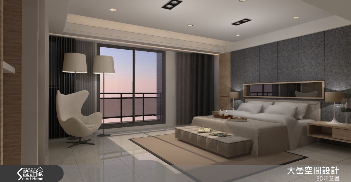26坪新成屋(5年以下)＿簡約風臥室案例圖片＿大嵒空間設計＿大嵒_05之13