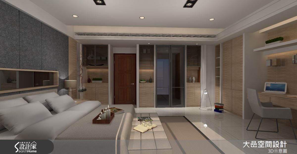 26坪新成屋(5年以下)＿簡約風臥室案例圖片＿大嵒空間設計＿大嵒_05之15