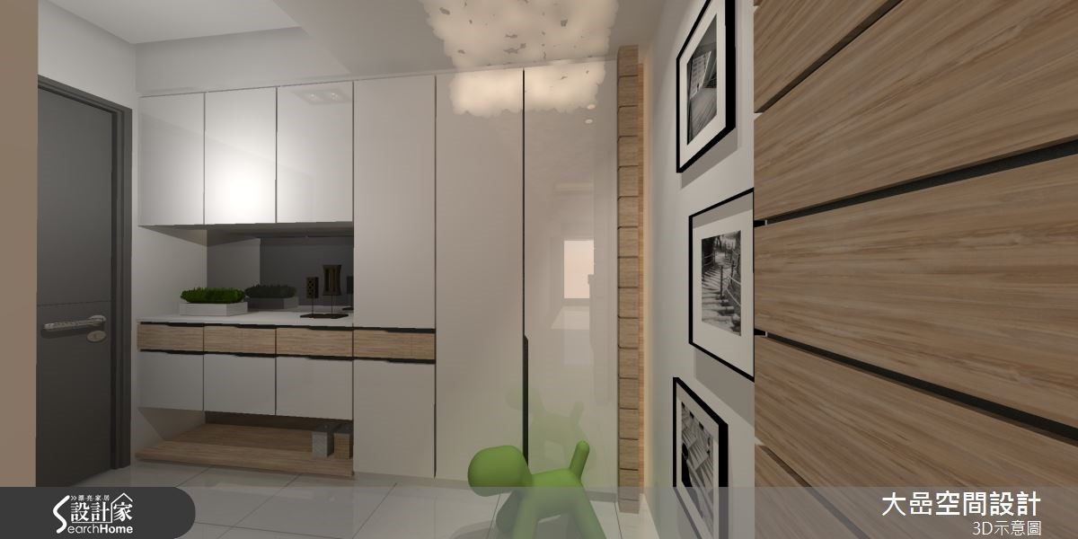 24坪新成屋(5年以下)＿休閒風玄關案例圖片＿大嵒空間設計＿大嵒_06之2