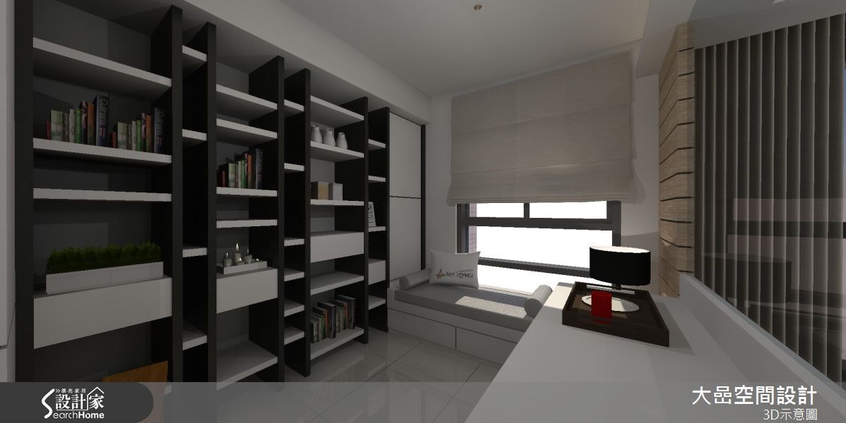 24坪新成屋(5年以下)＿休閒風書房臥榻案例圖片＿大嵒空間設計＿大嵒_06之8