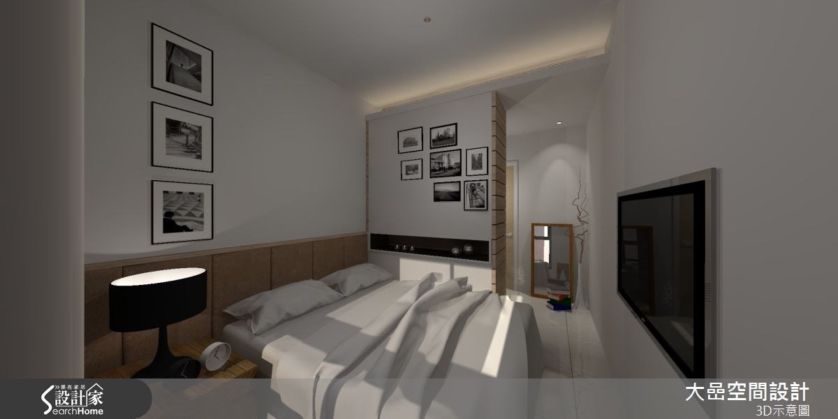 24坪新成屋(5年以下)＿休閒風臥室案例圖片＿大嵒空間設計＿大嵒_06之10