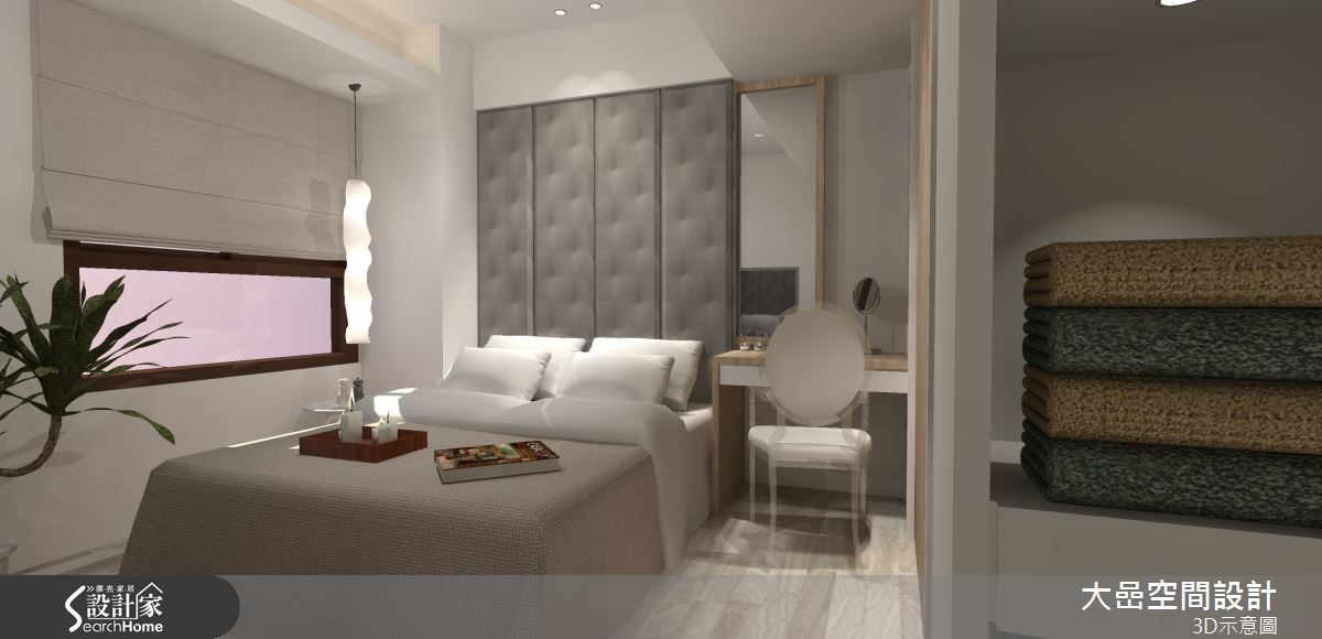 20坪新成屋(5年以下)＿休閒風臥室案例圖片＿大嵒空間設計＿大嵒_07之6