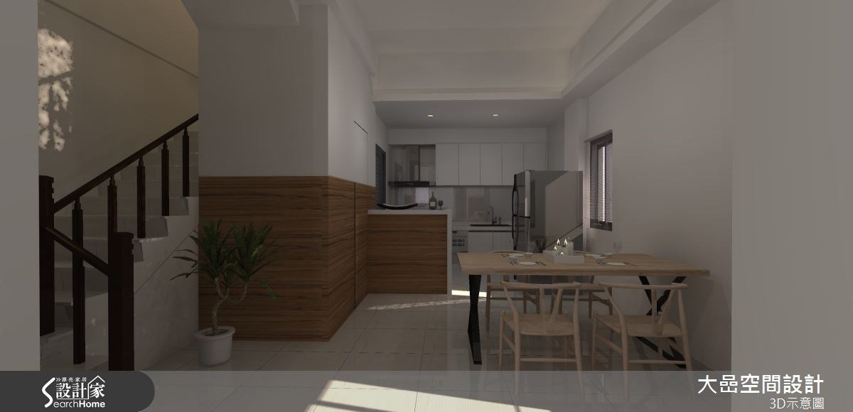 21坪新成屋(5年以下)＿現代風餐廳廚房案例圖片＿大嵒空間設計＿大嵒_08之3