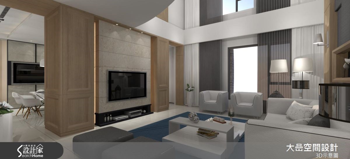129坪預售屋＿新古典客廳案例圖片＿大嵒空間設計＿大嵒_13之8