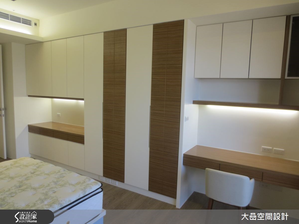42坪新成屋(5年以下)＿現代風臥室案例圖片＿大嵒空間設計＿大嵒_11之13