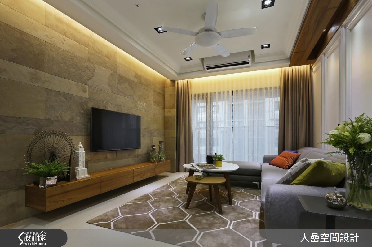 新成屋(5年以下)＿美式風客廳案例圖片＿大嵒空間設計＿大嵒_14之16